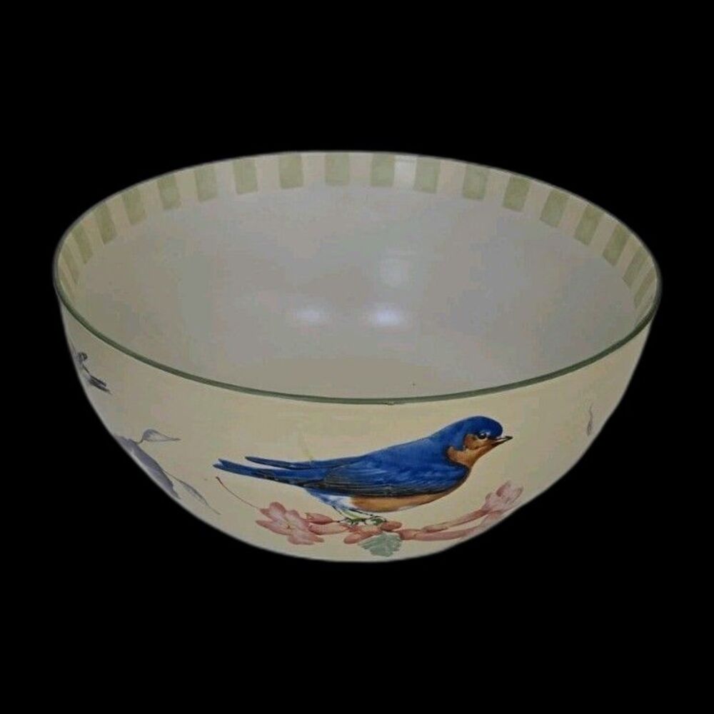 Lenox Summer Greetings 10 1/4"  Round Salad Serving Bowl By Catherine McClung